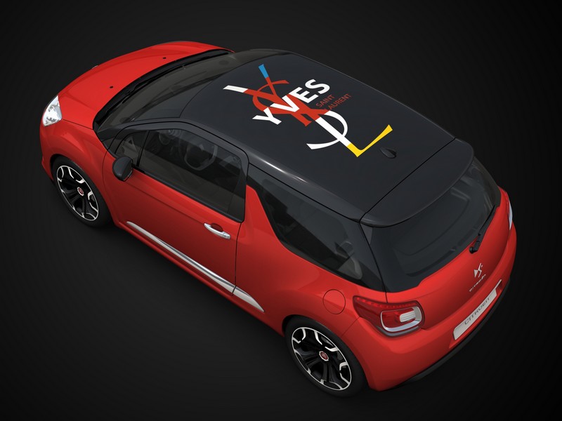 Citroen DS3 v šatech Yves Saint Laurent